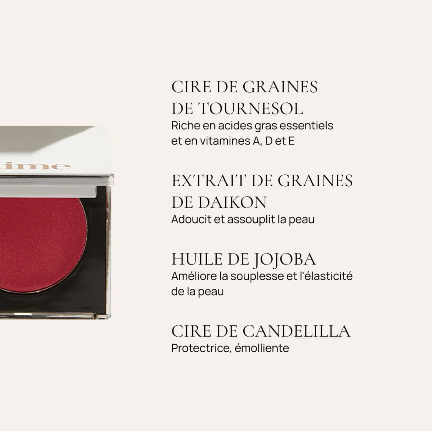 Creme Bonne Mine "Amoureuse" - Joues et Levres